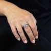 Cushion Cut Natural Peridot Ring with Diamond Surround in 9ct Yellow Gold
