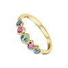 Amalfi Precious Twist Ring 9ct Yellow Gold 375 Hallmarked Sizes L - Q