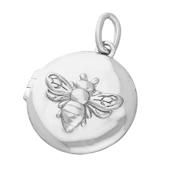 Bumble Bee Locket Solid Sterling Silver 925 Hallmarked All Chain Lengths