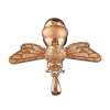 Bumble Bee Pendant 18ct Rose Gold Plated Hallmarked All Chain Lengths