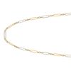 Elongated Necklace 9ct Mixed Gold 375 Hallmarked British Made
