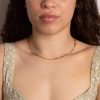 Elongated Necklace 9ct Mixed Gold 375 Hallmarked British Made