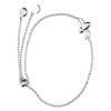 Gemstone Charm Bee Bracelet Solid Sterling Silver 925 Hallmarked British Made