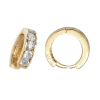 Mens Huggie Hoop Earring 9ct Yellow Gold Gents 375 Hallmarked Brand New Boxed