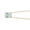 Octaganol Fancy Cut Amethyst Necklace 9ct Yellow Gold 375 Hallmark British Made