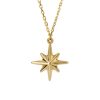 Starburst Necklace 9ct Yellow Gold 375 Hallmarked British Made 45cm