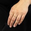 V Shaped Stacking Ring 9ct Yellow Gold 375 Hallmarked Sizes L - Q