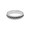 Vinal Spinner Ring Sterling Silver 925 Hallmarked British Made Size J - T